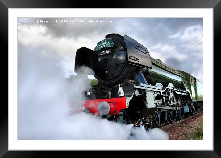 All steamed up 2 Framed Mounted Print by bryan hynd