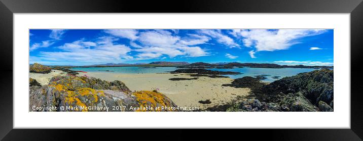 Kayaking in the Sound of Arisaig Framed Mounted Print by Mark McGillivray
