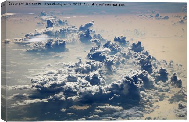 Crossing The Equator at 32000 feet Canvas Print by Colin Williams Photography