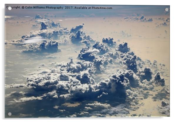 Crossing The Equator at 32000 feet Acrylic by Colin Williams Photography