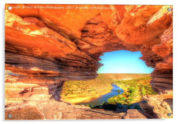 Natures Window Kalbarri National Park  3 Acrylic by Colin Williams Photography