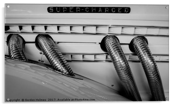 Auburn 851 Speedster Acrylic by Gordon Holmes