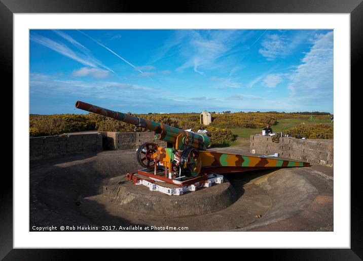 Jersey Gun  Framed Mounted Print by Rob Hawkins