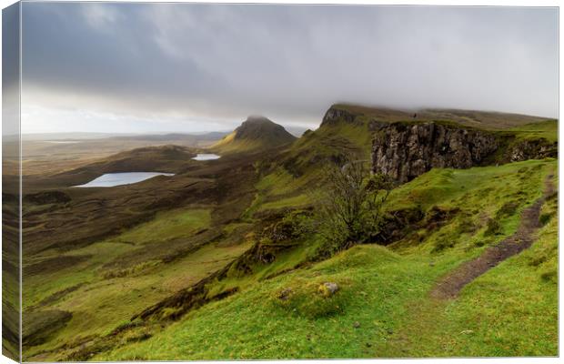 The Quiraing Canvas Print by Michael Brookes
