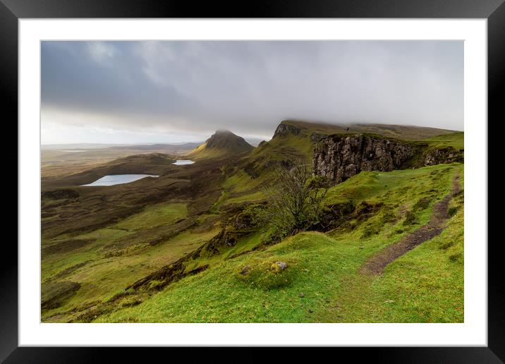 The Quiraing Framed Mounted Print by Michael Brookes