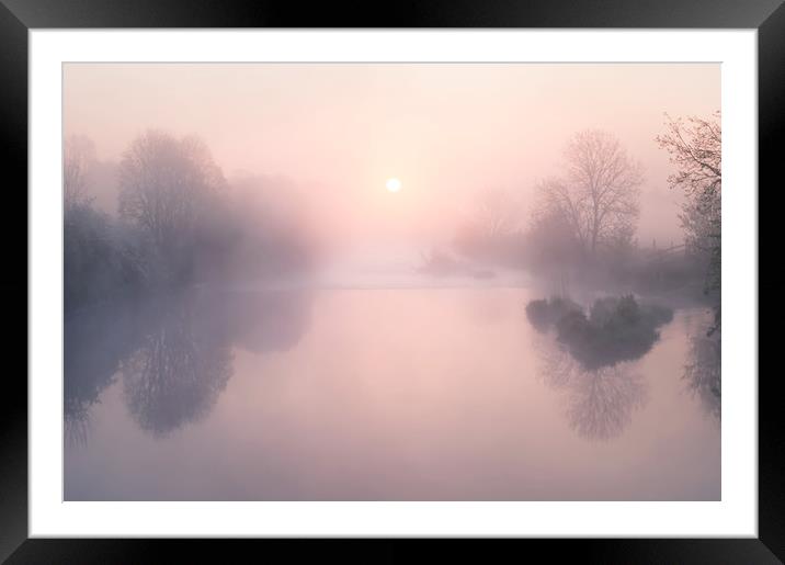 Shrouded in Mist Framed Mounted Print by Chris Frost