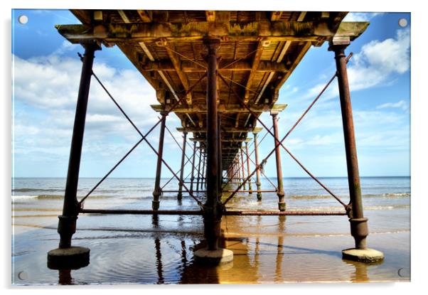 Under the Boardwalk Acrylic by Sarah Couzens