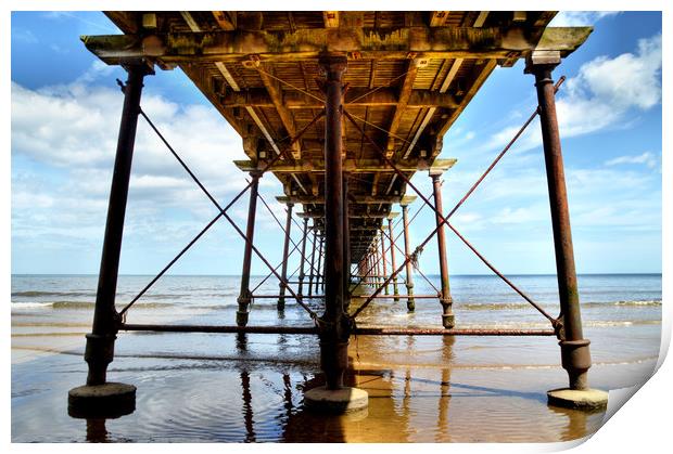 Under the Boardwalk Print by Sarah Couzens