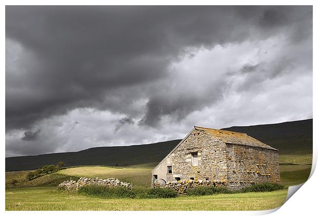 Winterscales Barn Print by Steve Glover