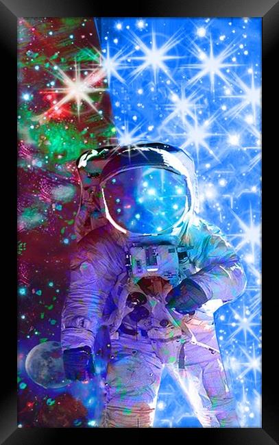 Astronaut dimensions Framed Print by Matthew Lacey