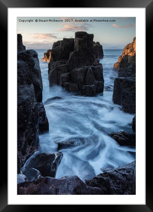 Coast Sunset, Isle of Skye Framed Mounted Print by Stuart McGeown
