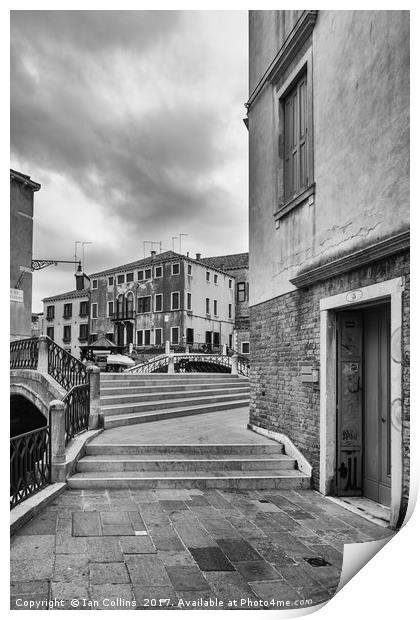 Campiello Mosca, Venice Print by Ian Collins