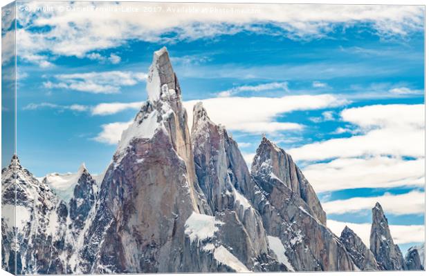 Cerro Torre Parque Nacional Los Glaciares. Argenti Canvas Print by Daniel Ferreira-Leite