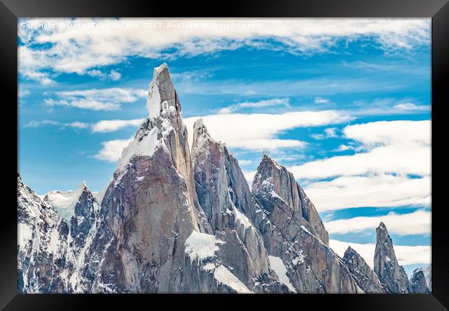 Cerro Torre Parque Nacional Los Glaciares. Argenti Framed Print by Daniel Ferreira-Leite