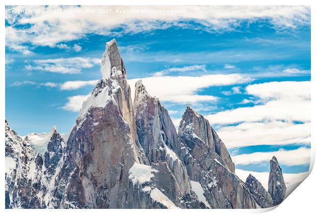 Cerro Torre Parque Nacional Los Glaciares. Argenti Print by Daniel Ferreira-Leite