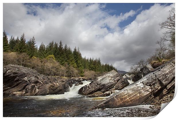 Glen Orchy River Print by Steve Glover