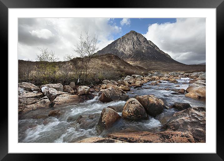 The Buachaille Pyramid Framed Mounted Print by Steve Glover