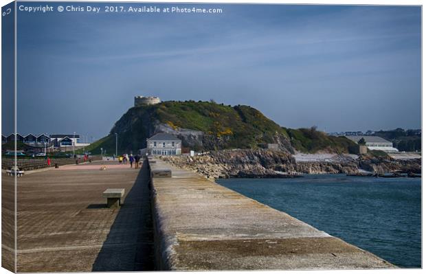 Mount Batten Plymouth Canvas Print by Chris Day