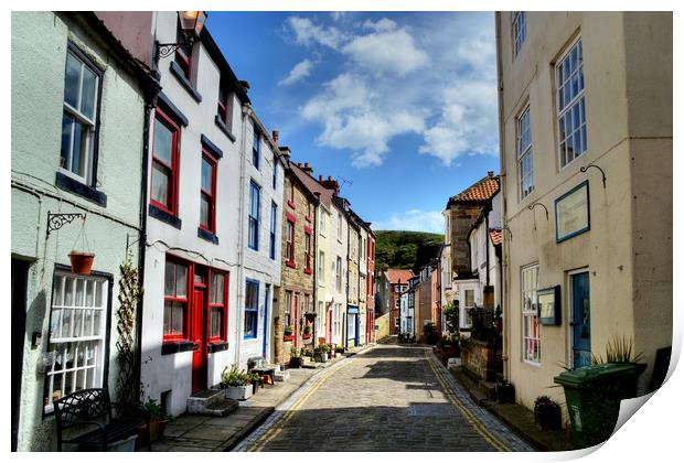 Staithes Print by Sarah Couzens