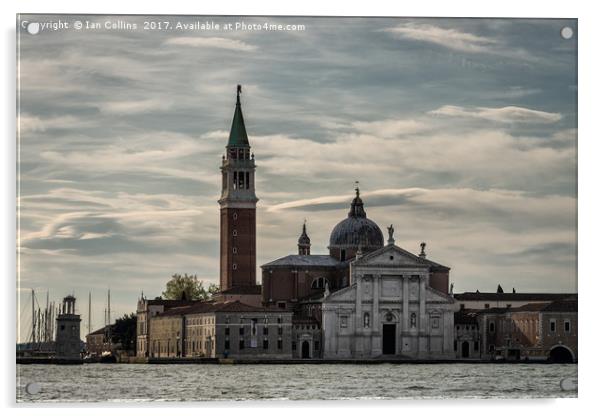 Early Morning San Giorgio Maggiore, Venice Acrylic by Ian Collins
