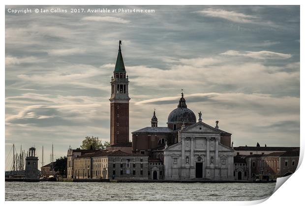Early Morning San Giorgio Maggiore, Venice Print by Ian Collins