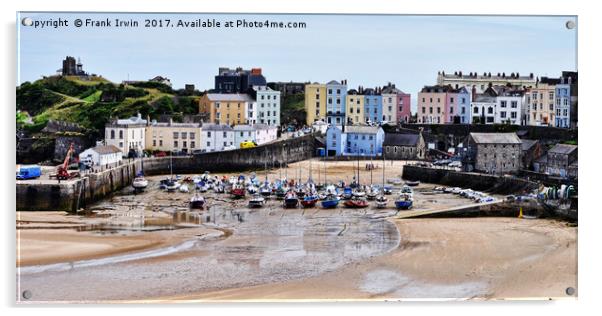 Tenby Harbour, Wales, UK Acrylic by Frank Irwin