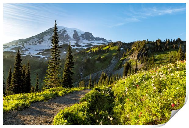 A Hike to Remember Print by Belinda Greb