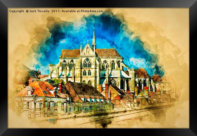 Auxerre France Framed Print by Jack Torcello