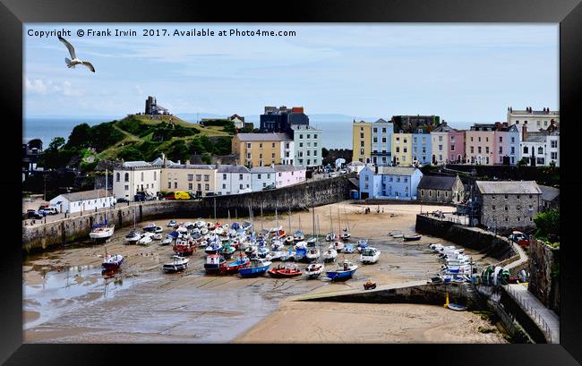 Tenby Harbour, Wales, UK Framed Print by Frank Irwin