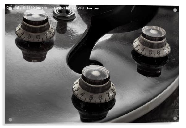 Guitar Controls Acrylic by RSRD Images 