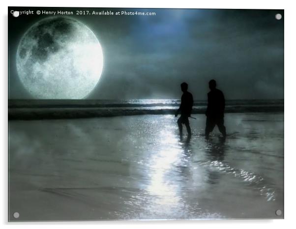 Moonlight Acrylic by Henry Horton