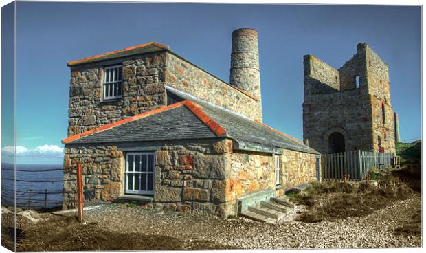 Levant tin mine Canvas Print by Rob Hawkins