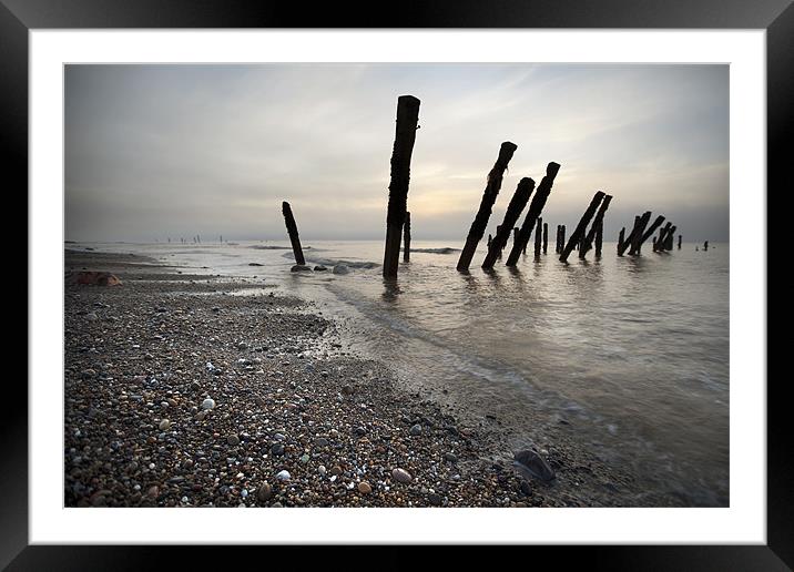 A Muted Spurn Dawn Framed Mounted Print by Steve Glover