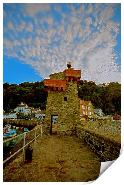The Rhenish Tower, Lynmouth Print by graham young