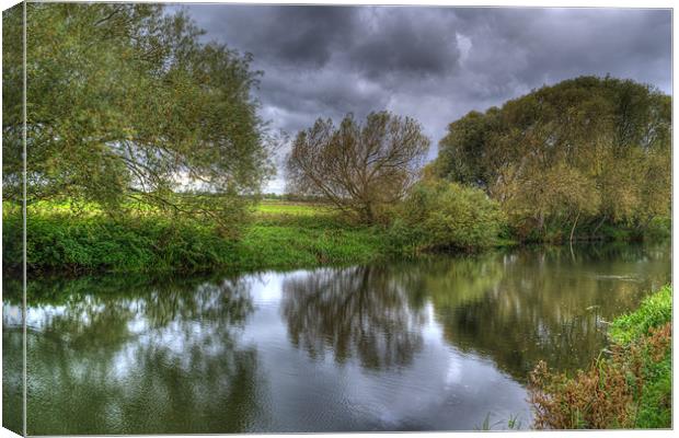 River Reflections Canvas Print by Chris Thaxter