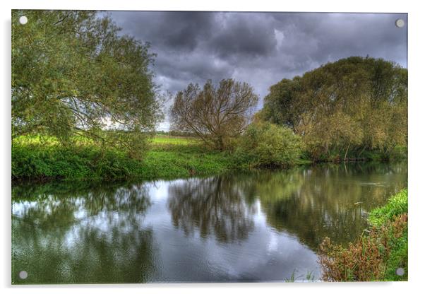 River Reflections Acrylic by Chris Thaxter