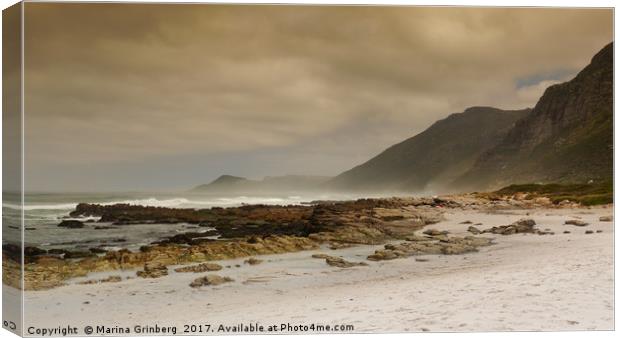 Misty Cliffs, South Africa Canvas Print by MazzBerg 