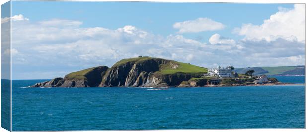 burgh island and art deco hotel Canvas Print by kevin murch
