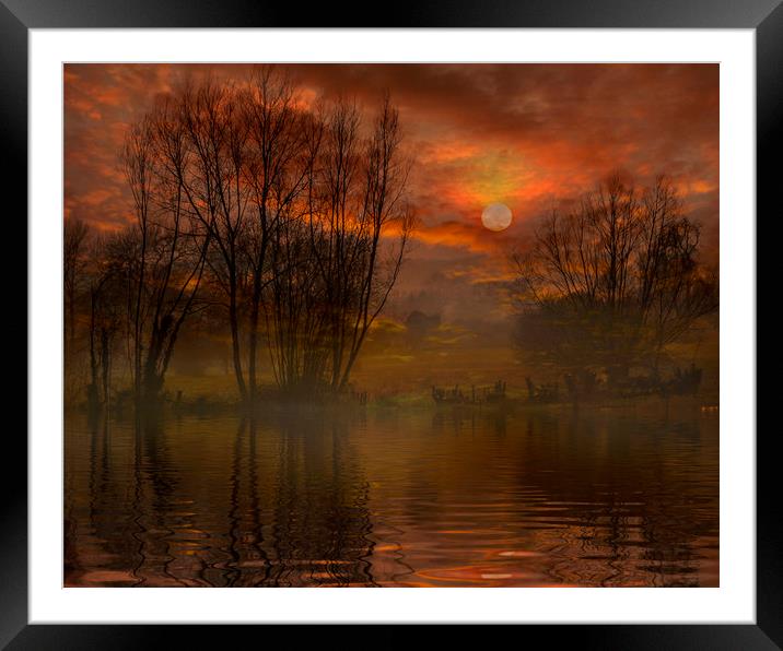 Evening Glory Framed Mounted Print by Alan Barr