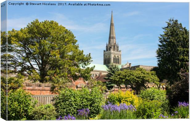 Chichester Cathedral Canvas Print by Stewart Nicolaou