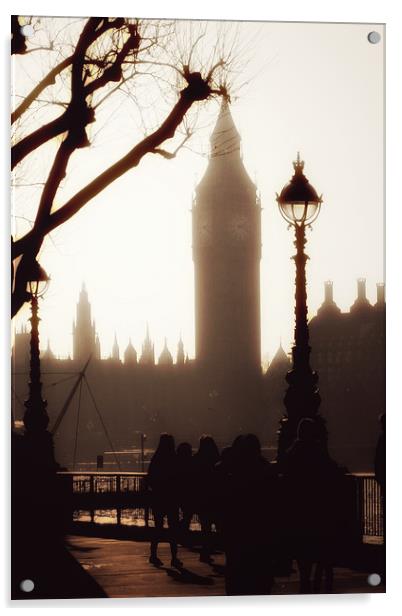 Big Ben London Acrylic by Scott Anderson