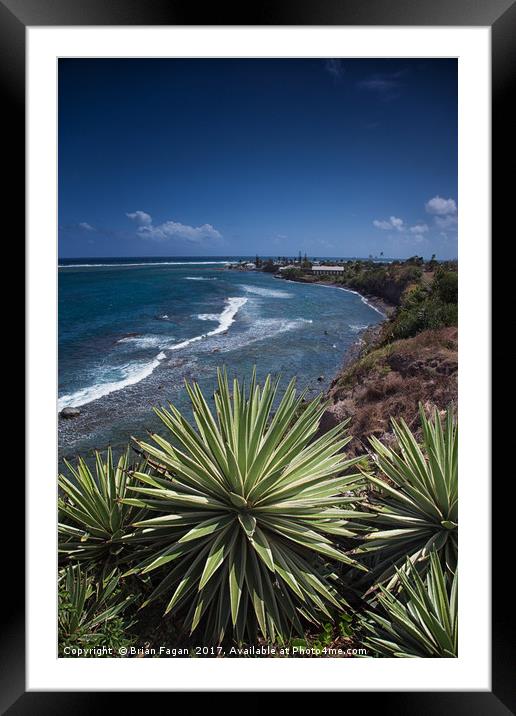 St. Kitts Framed Mounted Print by Brian Fagan