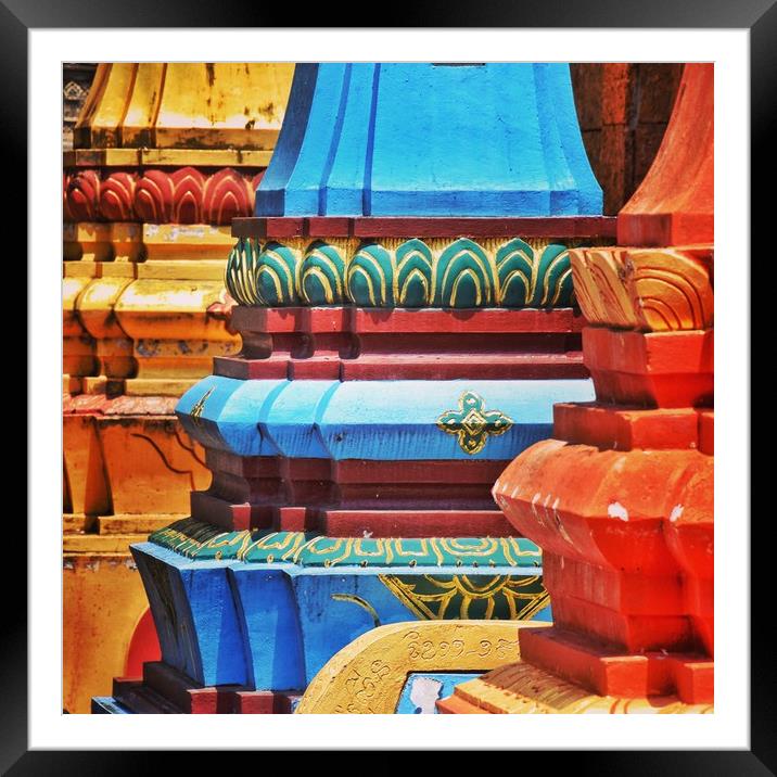Cambodian Temples Framed Mounted Print by Scott Anderson