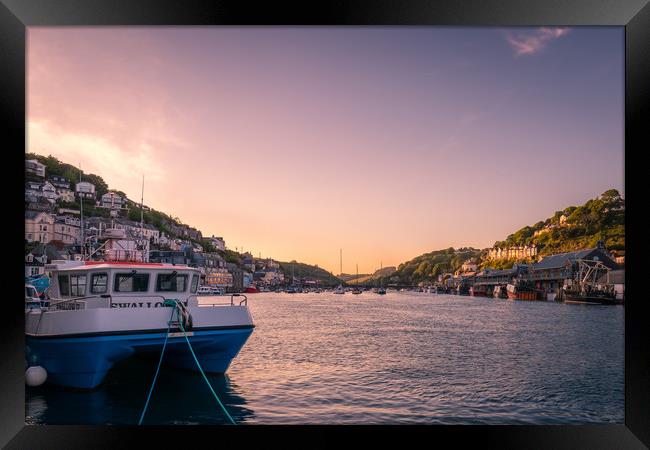 Looe Harbour Framed Print by Dave Rowlatt