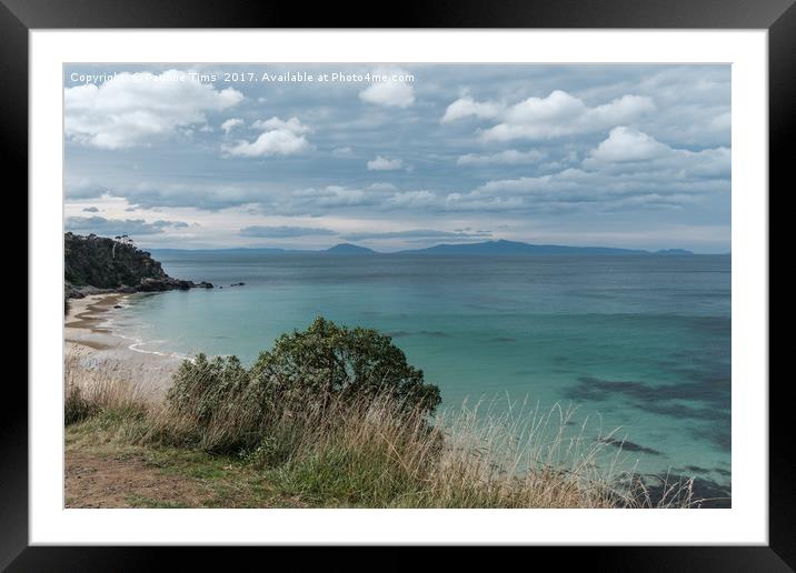Wineglass Bay, Tasmania, Australia Framed Mounted Print by Pauline Tims