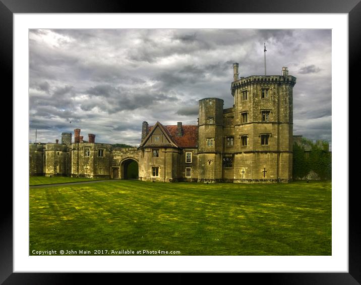 Thornbury Castle (HDR) Framed Mounted Print by John Wain