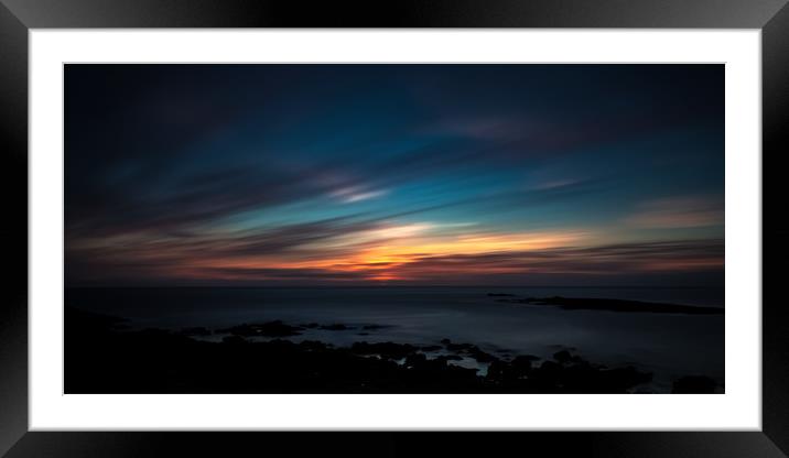 Sennen Cove Sunset Framed Mounted Print by Nigel Jones