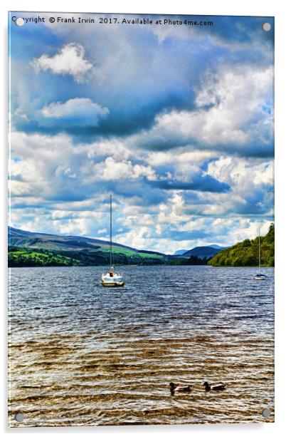 Llyn Tegid (Bala Lake) Acrylic by Frank Irwin