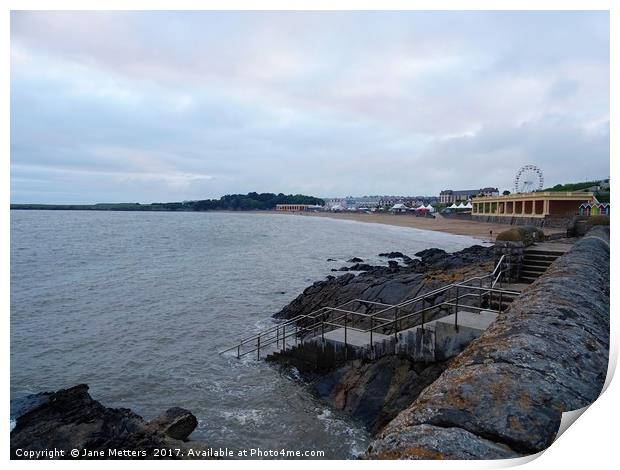 An Evening in Barry Island                         Print by Jane Metters