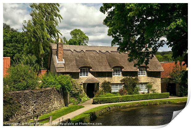 English Thatched House Print by Robert Murray